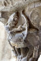 Bowman carved on column in cloister at Saint-Paul Asylum. Saint-Rémy-de-Provence, France.