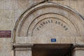 Passage Agard site of hat shop of father of painter Paul Cezanne on cours Mirabeau. Aix-en-Provence, France.
