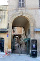 North end of Passage Agard which once ran to 14th C convent. Aix-en-Provence, France.