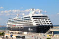 Cruise ship Azamara Journey docked at Marseille waterfront. Marseille, France.