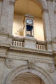 Clock which once timed stock trading at Palais de la Bourse. Marseille, France.