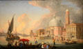 View of Venice painting by Johan Richter at Museum of European and Mediterranean Civilisations. Marseille, France.