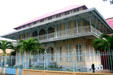 Restored colonial mansion serves as museum to Pointe-à-Pitre-born Nobel Literature prize winner St Jean Perse. Pointe-à-Pitre, Guadeloupe.