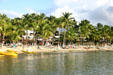 Novotel hotel beach. Gosier, Guadeloupe.