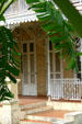 Maison colonial veranda. Guadeloupe.