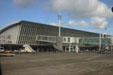 Modern Pointe-à-Pitre air terminal building. Guadeloupe.