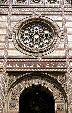 Detail of Great Synagogue in Budapest. Hungary.