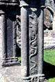 Cloister carvings at Jerpoint Abbey, south of Thomastown. Ireland.
