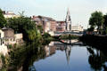 View of Cork along Lee River from Grand Parade. Ireland.