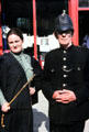 Historical interpreters in period dress at Folk Park, Bunratty. Ireland