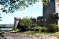 Fortified walls of Doe Castle. Ireland.