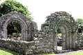 Remains of Nun's Church, Clonmacnoise. Ireland.