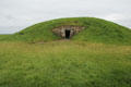"Mound of the Hostages" passage tomb atop Hill of Tara. Ireland