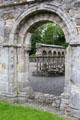 Romanesque arches at Old Mellifont Abbey. Ireland.