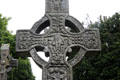 Crucifixion carving on Muiredach's high cross at Monasterboice. Ireland.