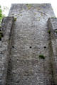 Remaining tower walls of Maynooth Castle home of Fitzgerald family after Norman occupation of Ireland in 1169. Ireland.