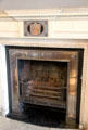 Metal fireplace insert at Castletown House. Ireland.