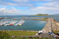 View of Howth harbor from Martello Tower. Howth, Ireland