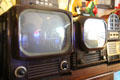 Early TVs at Hurdy Gurdy Museum of Vintage Radio. Howth, Ireland.