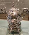 Rococo coffee urn by James Henzell of Dublin at National Museum Decorative Arts & History. Dublin, Ireland.