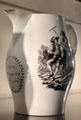 Creamware 'A Free Trade to Ireland" jug from Leeds at National Museum Decorative Arts & History. Dublin, Ireland