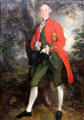 General James Johnston portrait by Thomas Gainsborough at National Gallery of Ireland. Dublin, Ireland.