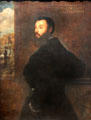 Poet Baldassare Castiglione portrait by Titian at National Gallery of Ireland. Dublin, Ireland.