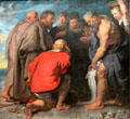 St Peter Finding the Tribute Money painting by Peter Paul Rubens at National Gallery of Ireland. Dublin, Ireland.