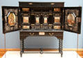 Ebony cabinet by Frans Francken II & studio of Antwerp at National Gallery of Ireland. Dublin, Ireland.