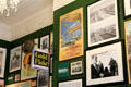 Aer Lingus poster & other graphics at Little Museum of Dublin. Dublin, Ireland.