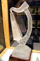 Waterford glass harp given to former Irish president at Aras an Uachtarain. Dublin, Ireland