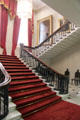 Grand staircase to State Apartments at Dublin Castle. Dublin, Ireland.