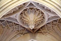 Gothic ceiling detail in Chapel Royal at Dublin Castle. Dublin, Ireland.