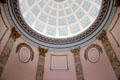 Domed rotunda with Siena marble pilasters at Emo Court. Ireland