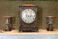 Thwaites & Reed of London mantle clock in dining room at Emo Court. Ireland.
