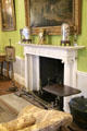 Drawing room neoclassical fireplace at Emo Court. Ireland