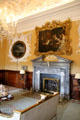 Decorated baroque stucco drawing room prob. by plasterer known as St. Peter's Stuccodore at Russborough House. Ireland