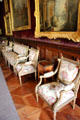 Louis XVI furniture in the saloon at Russborough House. Ireland.
