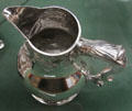 Pear shaped silver jug by Frederick Kandler of London at Russborough House. Ireland.
