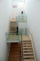 Modern staircase at Dublin City Gallery. Dublin, Ireland.