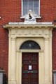 Townhouse door on Parnell Square. Dublin, Ireland.
