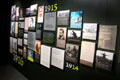 Timeline display of events leading up to 1916 Easter Rising at GPO Museum. Dublin, Ireland.