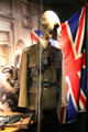Replica uniform of Royal Irish Constabulary at GPO Museum. Dublin, Ireland.