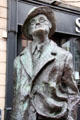 Detail of James Joyce Monument. Dublin, Ireland.