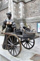 Molly Malone statue by Jeanne Rynhart on Suffolk Street. Dublin, Ireland.