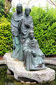 Three Fates sculpture by Joseph Wackerle at St Stephen's Green. Dublin, Ireland.
