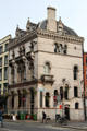 Italianate building at Dame St. & Fownes Street Upper. Dublin, Ireland.