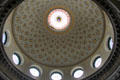 Dome interior at Dublin City Hall. Dublin, Ireland.