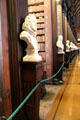 Collection of inspirational busts at Old Trinity Library. Dublin, Ireland.