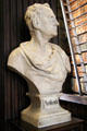 Bust of Aristotle, Greek philosopher at Old Trinity Library. Dublin, Ireland.